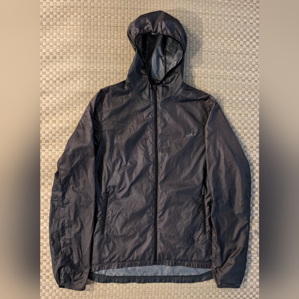 Doxa Jarvis Ultralightweight Windbreaker Running Jacket Green Men's Size Medium